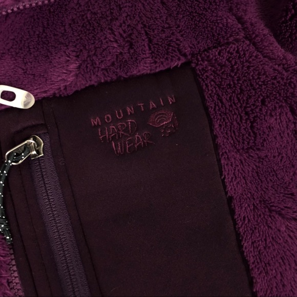 Mountain Hardwear Jackets & Coats Mountain Hardwear Purple Fuzzy Zip